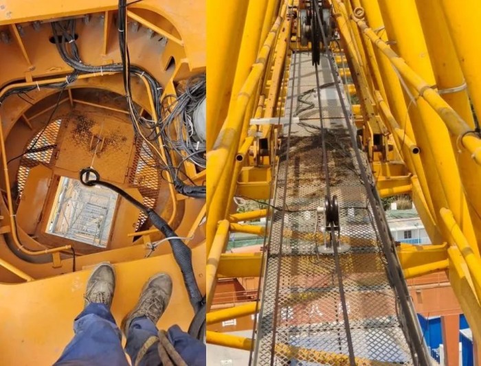 The anti-collision system of Weite tower crane helps the nuclear power bank 