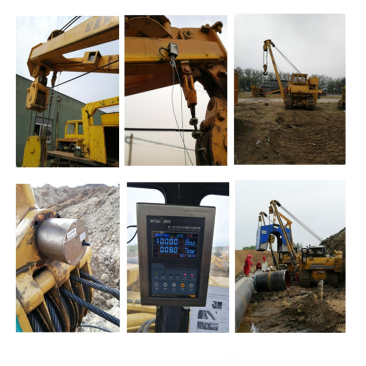 Wireless Load Moment Indicator System for Pipelayer