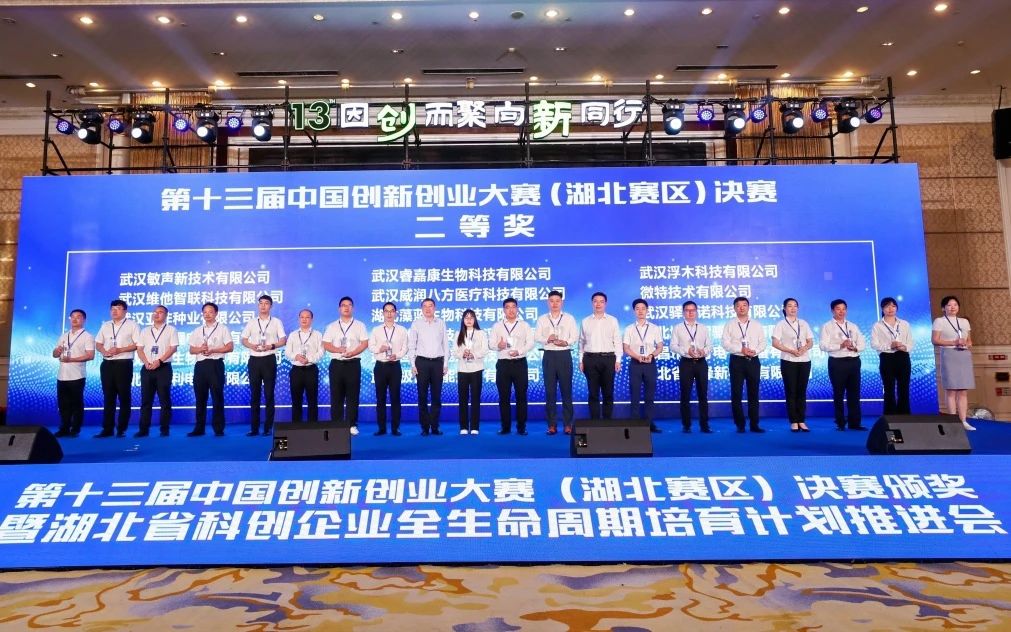 Weite won the Second Prize in the Hubei Division of the 13th China Innovation and Entrepreneurship Competition