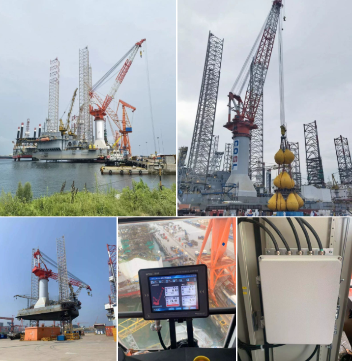 WTAU Crane Safety Device for COSL Wind Farm Project 800T Crane