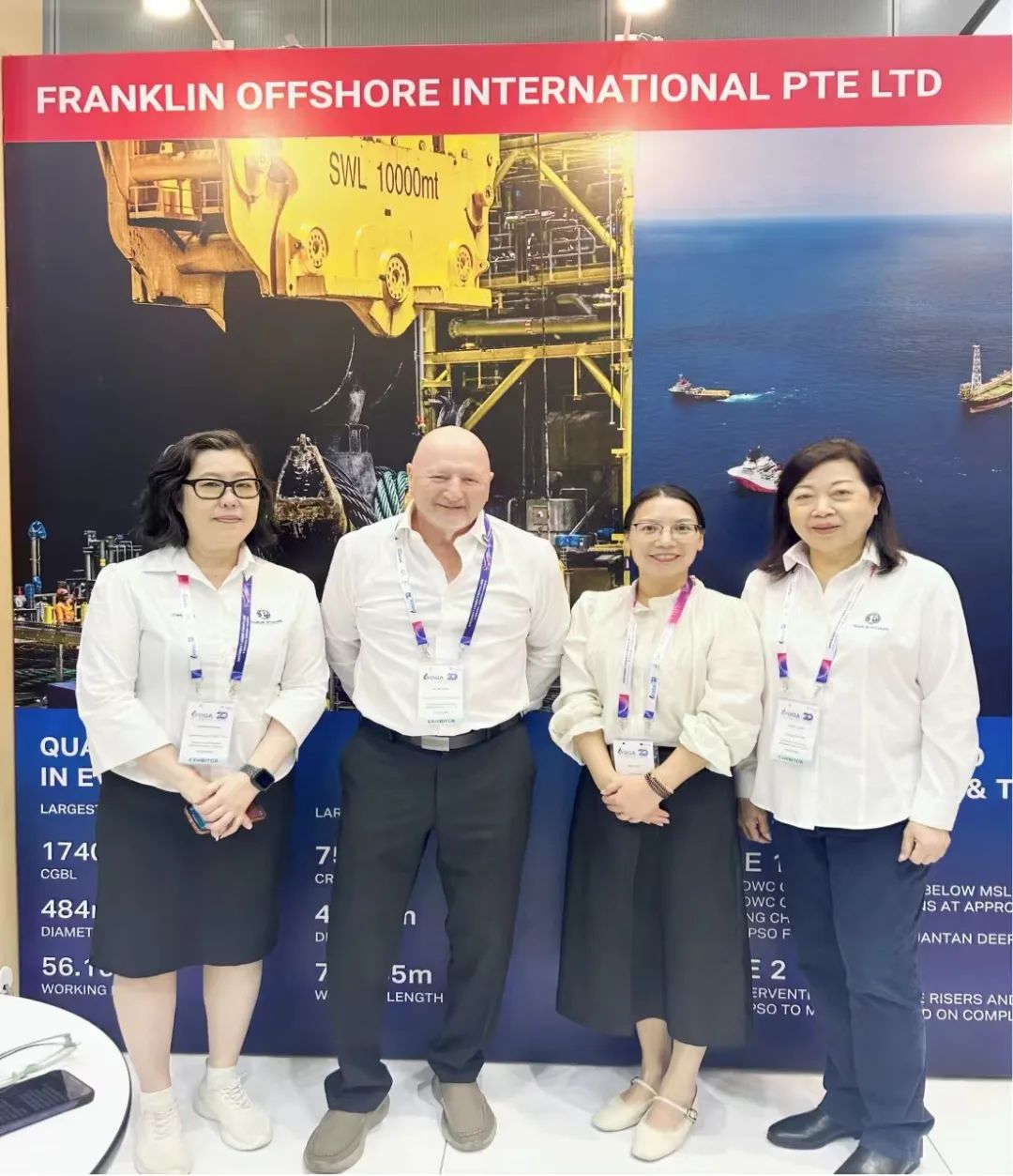 Weite went to Kuala Lumpur to attend the Asian Oil and Gas Exhibition