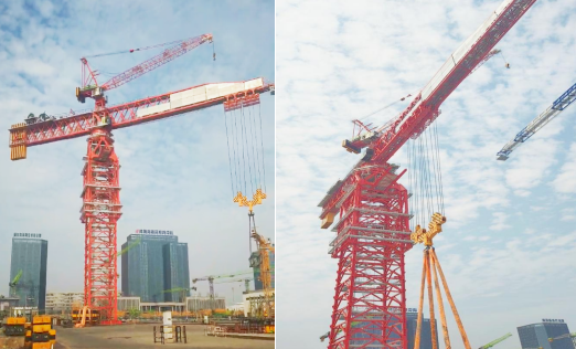 22,000 ton-meter super-large tower crane Weite service reaches new heights