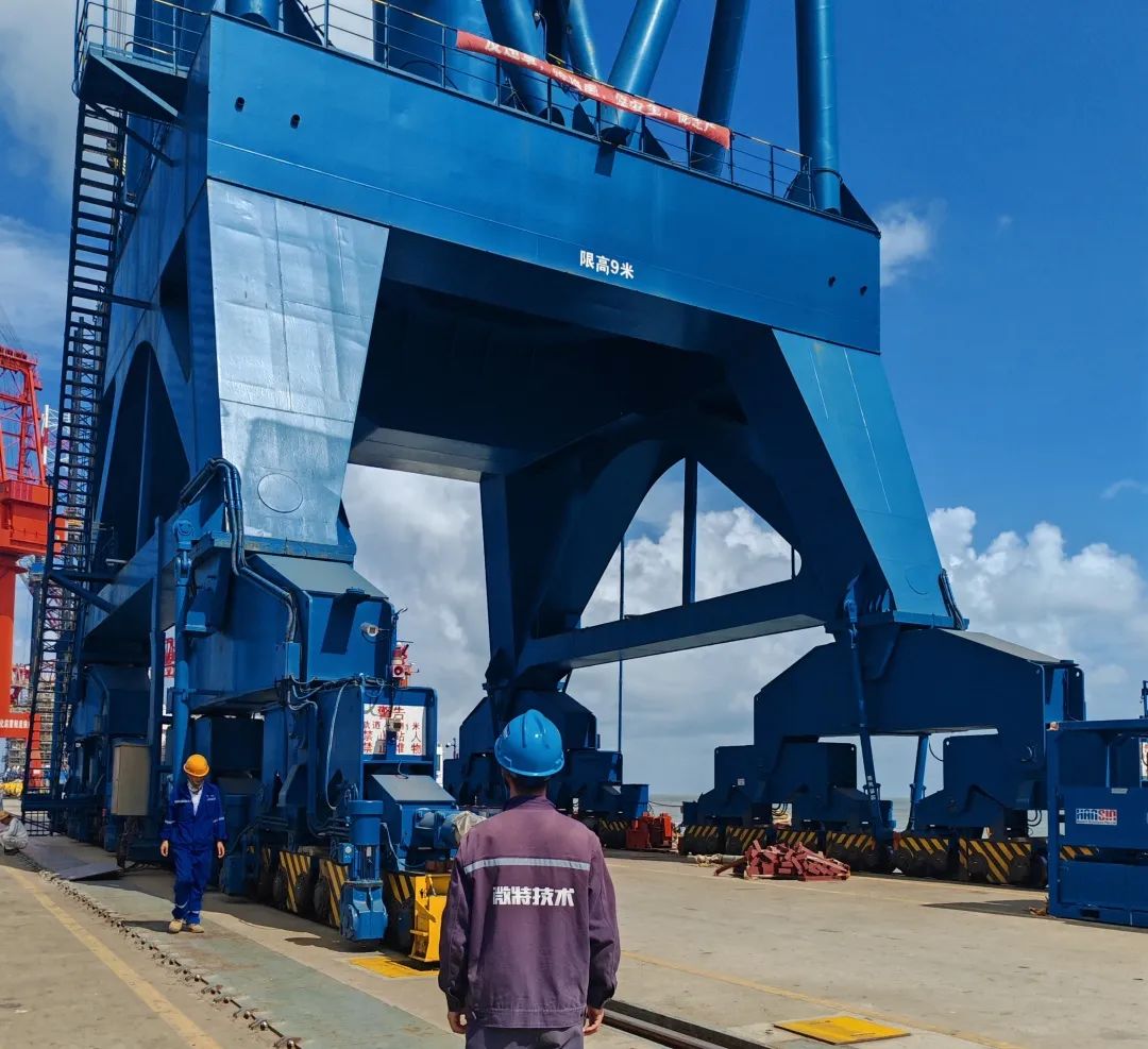 Weite's "Gantry Crane Anti-Collision System" was successfully Installed, Making the Complex Lifting and Hoisting Conditions Safe and Worry-Free