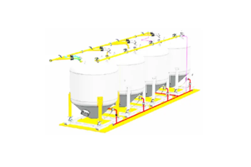 WT-W650V Barite tank Load System