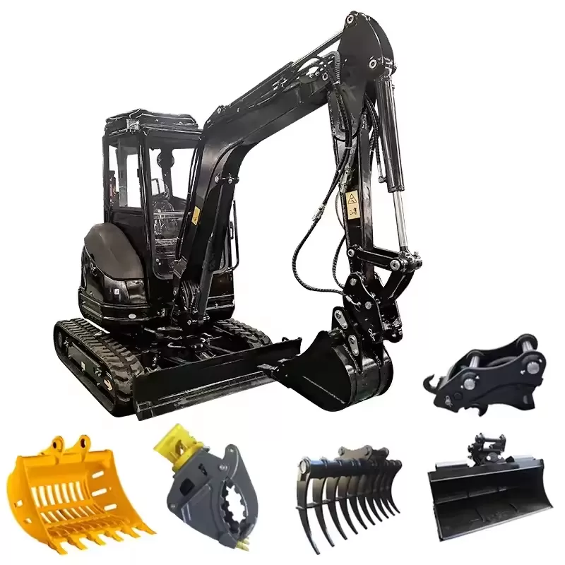 3.5 Ton Hydraulic Mini Excavator with Laidong Engine 1 Ton 2 Ton Kubota for Europe Yard Cheap Escavator Machine for Sale